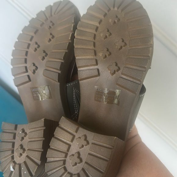 Jellypop Gray Mules with Textured Strap and Cork Sole size 6.5 - Picture 9 of 9